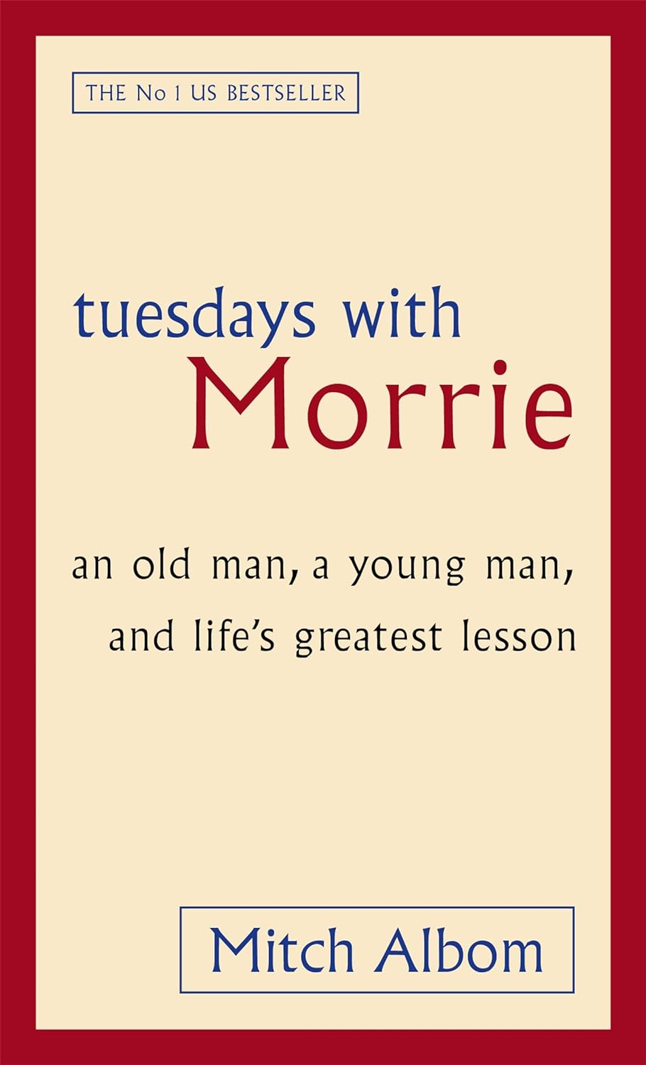 tuesdays with Morrie BY Mitch Albom{premium quality]