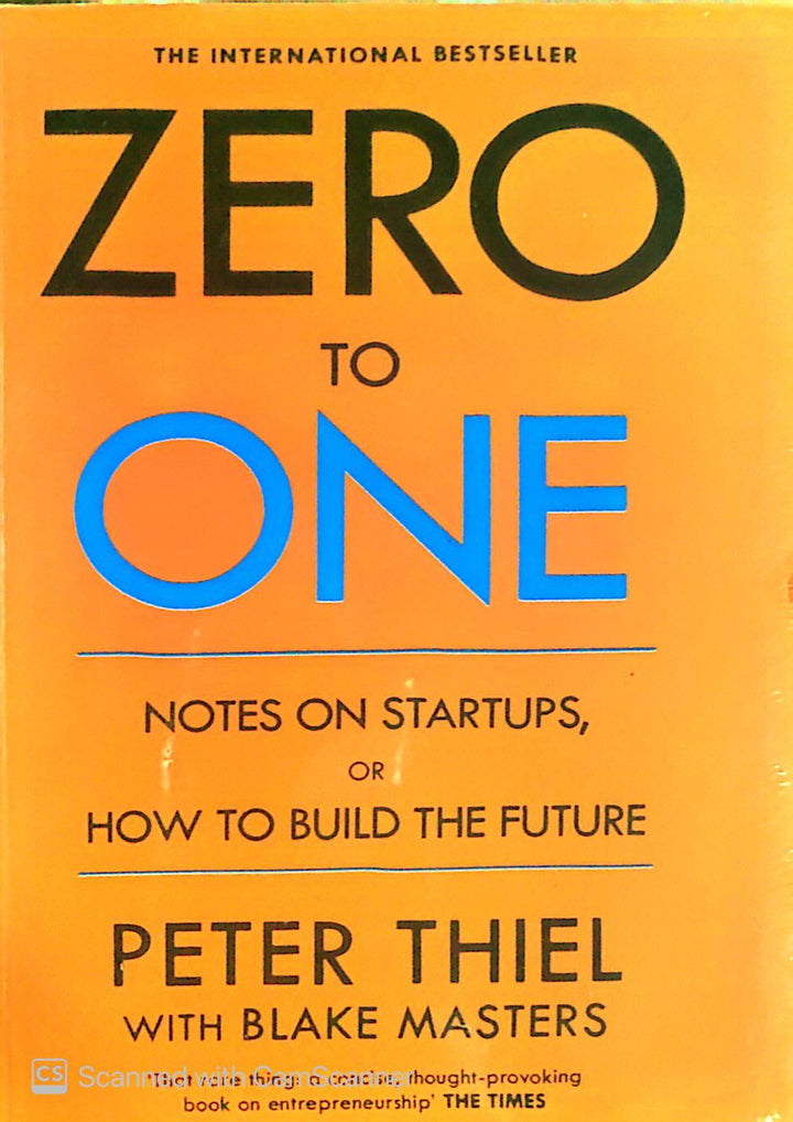 Zero to One By Peter Thiel