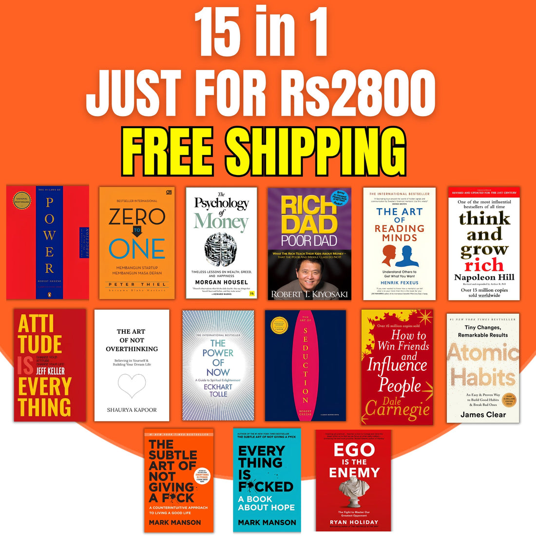 15 in 1 book set
